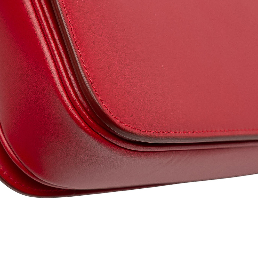 Pre-Loved Celine Classique Shiny Calfskin Triomphe Crossbody - Picture 8 of 11